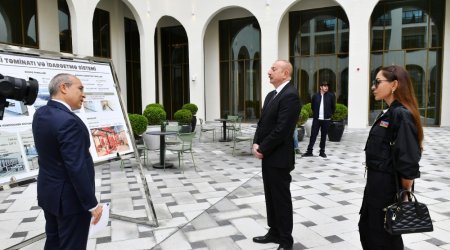 Prezident Şuşa Otel-Konqres Mərkəzi Kompleksinin açılışında iştirak edib - FOTO