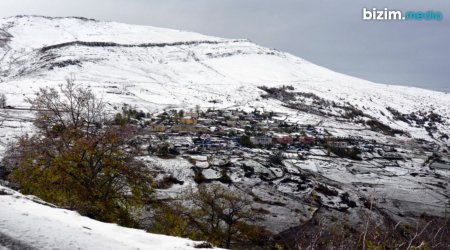 Daşkəsəndə qarın hündürlüyü 30 santimetrə çatıb – FOTO/VİDEO  