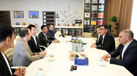 Fərid Qayıbov Rizin Döyüş Federasiyasının nümayəndə heyəti ilə görüşüb - FOTO