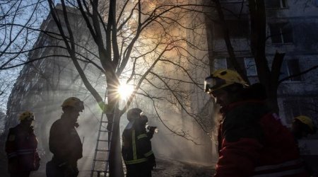 Rusiya “Şahed” dronları ilə Kiyevə növbəti dəfə hücum etdi