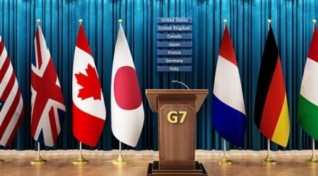 G7 liderləri Ukrayna ilə bağlı iclasa başladı - Zelenski də iştirak edir