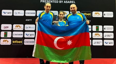 Stolüstü tennisçimiz beynəlxalq yarışda bürünc medal aldı