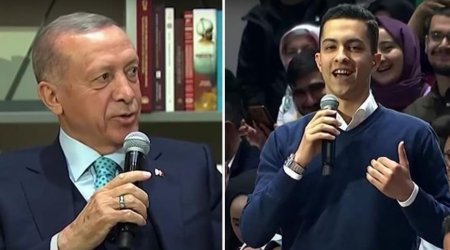 Universitet tələbəsi ilə Ərdoğanın maraqlı dialoqu gündəm oldu - VİDEO