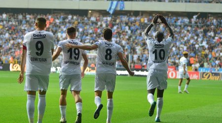 “Beşiktaş” “Adana Dəmirspor”a böyük hesabla qalib gəldi