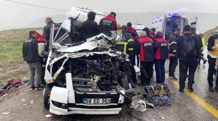 Türkiyədə ağır QƏZA: Ölənlər və yaralananlar var