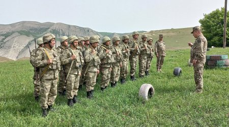 Hərbi vəzifəlilərin təlim toplanışı başa çatdı – FOTO/VİDEO  