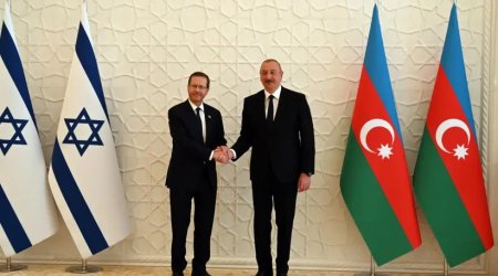 İlham Əliyev: “İsrail Prezidenti ilə çox yaxşı müzakirələr apardıq”