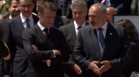 Paşinyan beştərəfli görüşdən öncə Makronla 