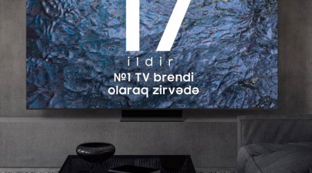 İnnovativ mükəmməlliyin tanınması: Samsung 17-ci ildir ki, qlobal TV bazarına liderlik edir