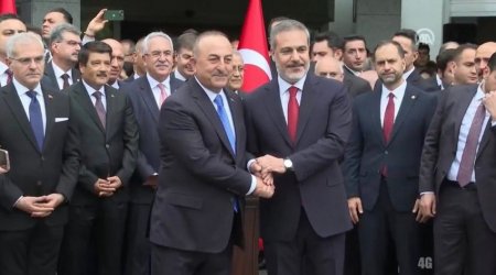 Hakan Fidan nazir kimi vəzifəsinin icrasına başladı - VİDEO