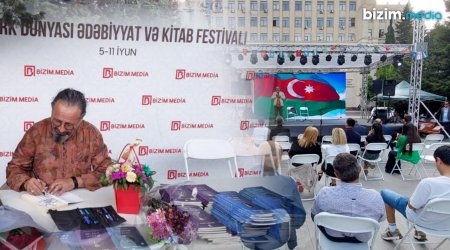 Bizim.Media-nın informasiya dəstəyilə keçirilən II Türk Dünyası Ədəbiyyat və Kitab Festivalı davam edir – FOTO  