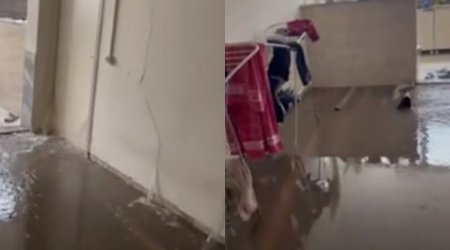 İranda tələbə yataqxanası su altında QALDI - VİDEO