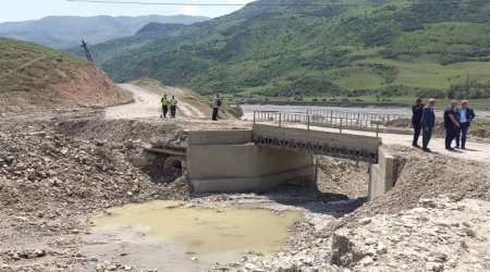 Qubada selin dağıtdığı körpü bərpa EDİLDİ – FOTO  