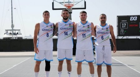 Kişilərdən ibarət 3x3 basketbol millimiz 1/4 finalda