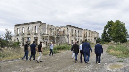 Çexiya-Azərbaycan parlamentlərarası dostluq qrupu Ağdama səfər edib - YENİLƏNİB - FOTO 