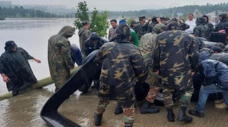 Gəncədəki süni göldə təhlükənin aradan qaldırılması üçün əlavə qüvvələr cəlb edilib - FOTO/VİDEO 