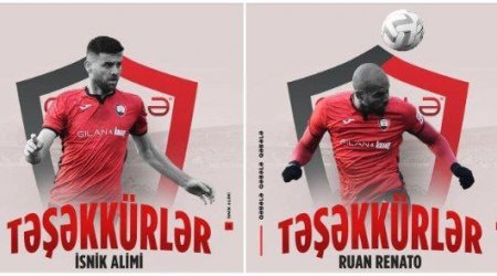 Qəbələ” daha 2 futbolçu ilə yollarını ayırdı – RƏSMİ 