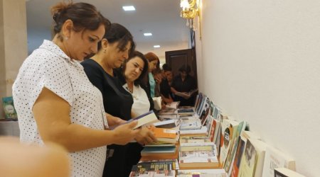 Balakəndə kitab sərgisi və oxu saatı keçirildi - FOTO