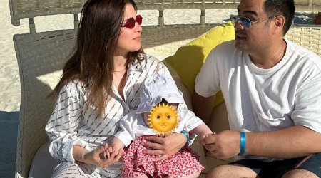 Sevda əri və qızı Antalyada – FOTO 
