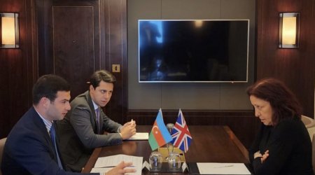 KOBİA-nın sədri Böyük Britaniyanın Kiçik Biznes üzrə Müvəkkili ilə fikir mübadiləsi aparıb
