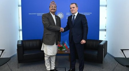 Azərbaycan - Nepal XİN başçıları arasında siyasi məsləhətləşmələr APARILIB - FOTO 