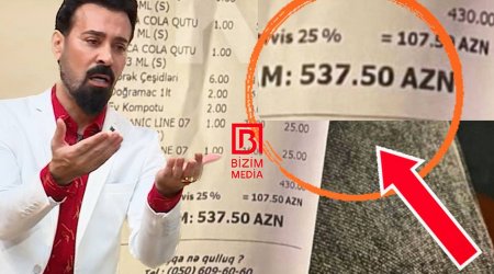 Niyamın restoranından şikayət etdilər: “107,5 manat xidməthaqqı olar?” - FOTO