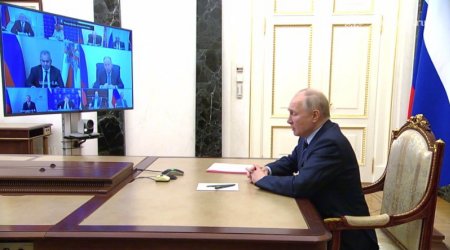 Putin Təhlükəsizlik Şurasının iclasını KEÇİRİR - VİDEO