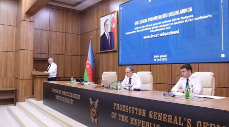 Prokurorluq orqanlarının 6 əməkdaşına TÖHMƏT VERİLDİ 