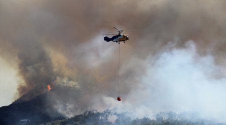 Hatayda yanğını söndürməyə 9 təyyarə və 21 helikopter cəlb olundu - Əhali təxliyyə edildi - VİDEO