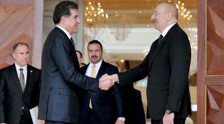 Bərzani İlham Əliyevlə görüşündən YAZDI – FOTO  