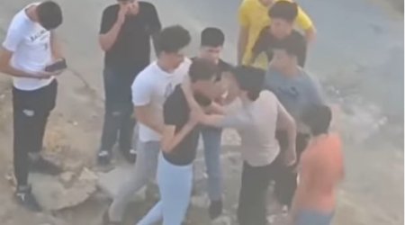 Masazırda yeniyetmələr arasında DAVA - VİDEO