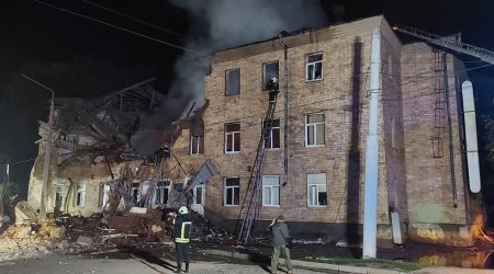 Rusiya Xarkova 7 “Şahed”lə HÜCUM ETDİ: Yaralanan var – FOTO  