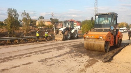 Bakı-Şamaxı-Yevlax avtomobil yolunda hərəkət tam bərpa olundu - FOTO