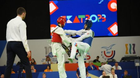 Taekvondoçumuz Beynəlxalq İdman Festivalında bürünc medal qazandı - FOTO 