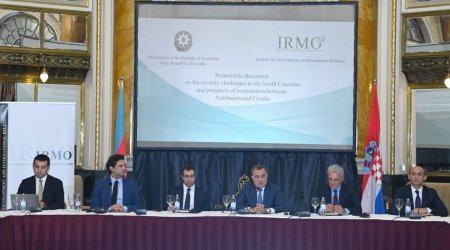 Xorvatiyanın akademik dairələrinin nümayəndələri Ermənistanın təxribatları barədə məlumatlandırıldı - FOTO  