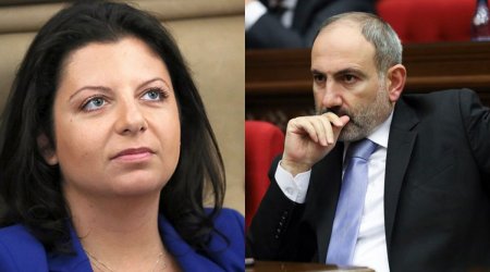 Marqarita Simonyan seçimini etdi: Ermənistanın deyil, Rusiyanın tərəfini tutdu