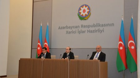 Azərbaycandakı diplomatlar üçün bölgədəki vəziyyətlə bağlı brifinq KEÇİRİLDİ – FOTO  