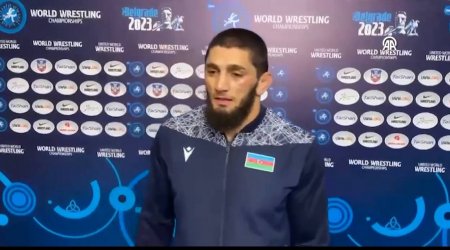 Olimpiadaya ilk lisenziya qazanan güləşçimiz: “Olimpiya qızılı haqqında düşünürəm” - VİDEO 