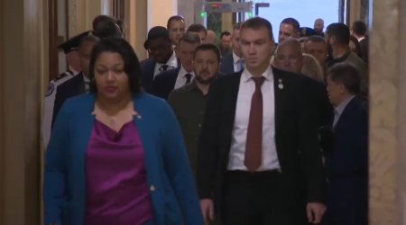 Volodimir Zelenski Konqresə gəldi - VİDEO 