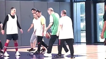 Ərdoğan basketbol oynadı - VİDEO
