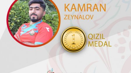 Azərbaycan para-atleti dünya çempionatında qızıl medal qazandı