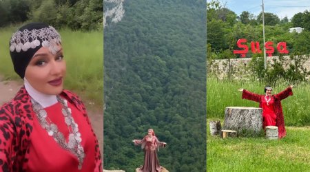 Xuraman Şuşalı ilk dəfə Şuşaya yollandı - FOTO/VİDEO 