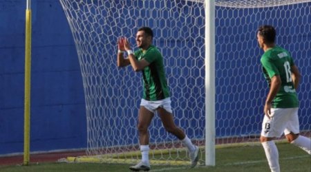 Futbolçumuz Albaniyada qol vurdu, əsgər salamı verdi – VİDEO  