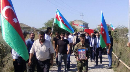 30 il əvvəl Füzulidə itkin düşən hərbçi Salyanda dəfn EDİLDİ – FOTO