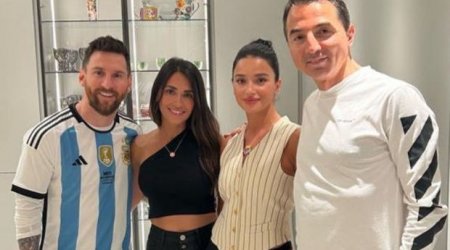 Messi azərbaycanlı iş adamı ilə paylaşım etdi - FOTO/VİDEO