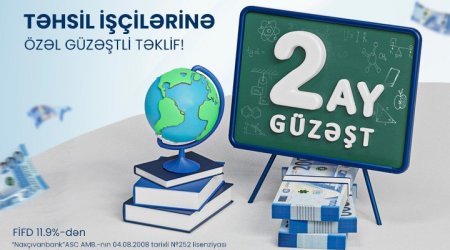 Naxçıvanbankdan Təhsil işçilərinə özəl güzəştli kredit!