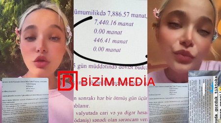 Model Səmra “TikTok”dan olan gəlirinə görə 7886 manat vergi ödəyəcək - FOTO/VİDEO