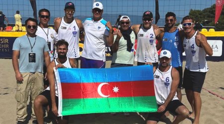 Çimərlik voleybol komandamız Avropa Kubokunun FİNALINDA - FOTO