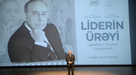 Mixail Qusmanın “Liderin ürəyi” filmi təqdim olundu - FOTO