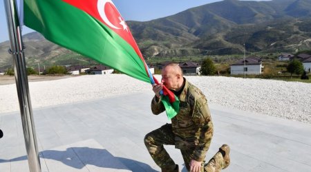 Azərbaycan Prezidenti Xocalı şəhərində - FOTO